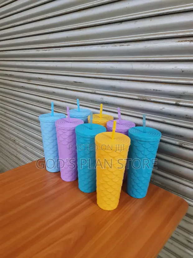 1 Litre Plastic Water Glasses (Set of 4) - 1
