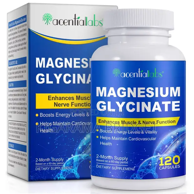 Magnesium Glycinate 120 Capsules - 1