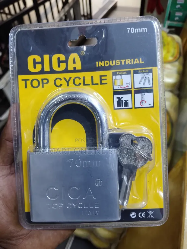 CICA 70mm Top Security Padlock (With/Without Guard) - 1