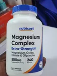Nutricost Magnesium Complex 500mg, 240 Vegetarian Capsules - 2