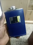 Stainless Steel Hip Flask with Engraving Plate - 1