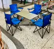 5-Piece Folding Camping Table and Chairs Set - 1
