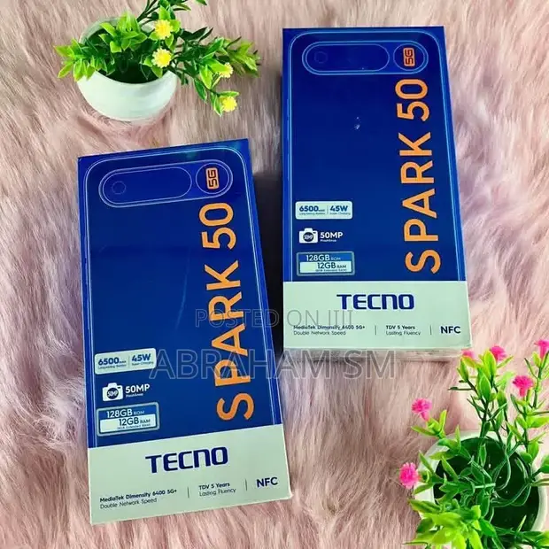 New Tecno Spark 50 5G 128GB Gray - 1