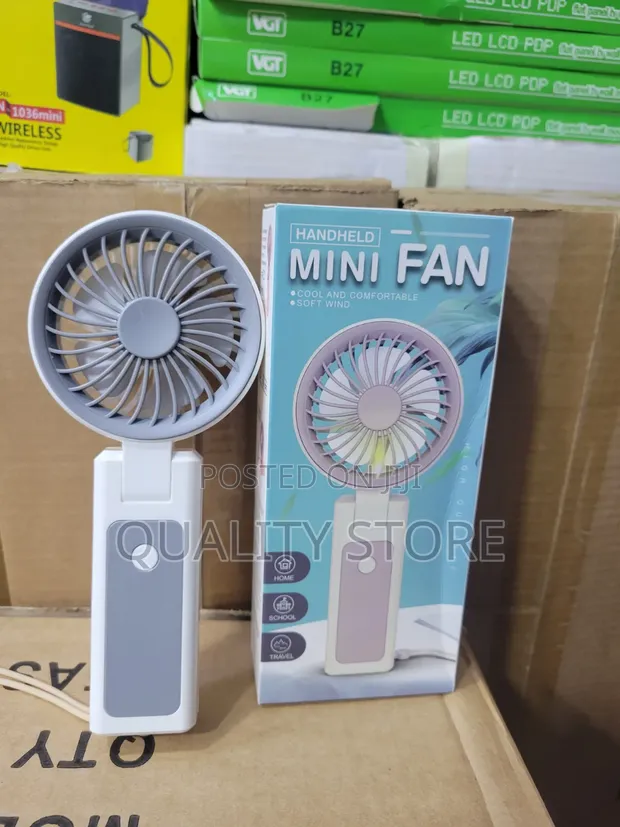 Handheld Mini Fan - USB Rechargeable - 1