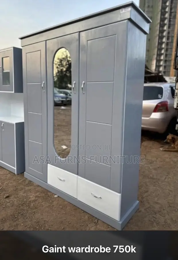 Giant 3-Door Wardrobe - Brand New - 1