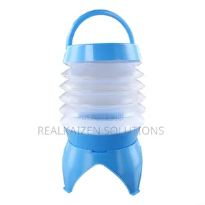 Collapsible 5.5L Beverage Dispenser with Spigot & Stand