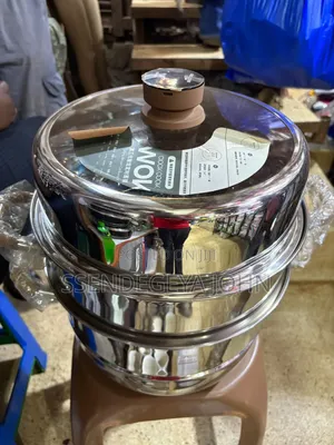 Multi-Tier Stainless Steel Food Steamer Pot with Digital Timer
