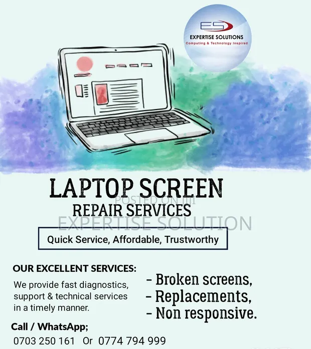 Laptop Screen Repair Services - 1
