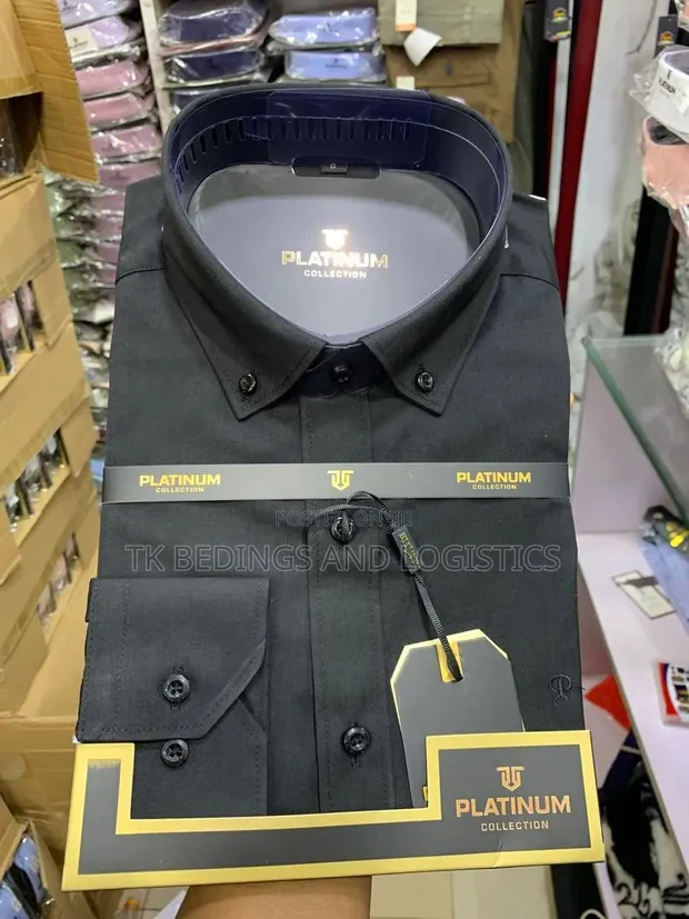 Osythic Men's Long Sleeve Office Shirts - 1