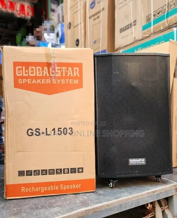 Globalstar GS-L1503 Rechargeable Portable Loud Speaker - 1