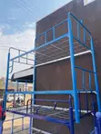 Brand New Blue Double Decker Bed with Ladder & Net Holder - 1
