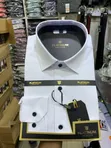 White Long Sleeve Buttoned Shirt - 1
