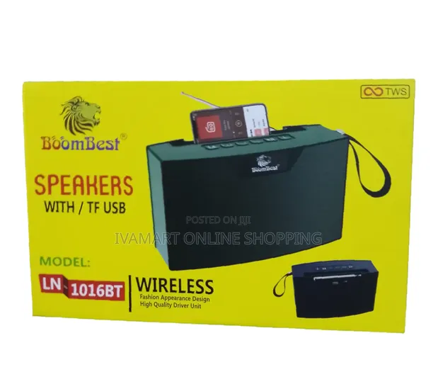 BoomBest LN-1016BT Portable Wireless Speaker/Radio - 1