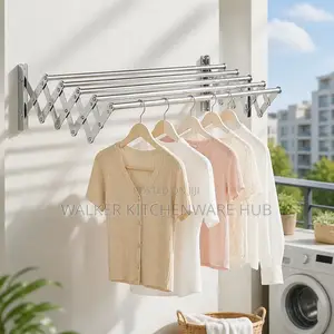 100cm Outdoor Cloth Drying Rack - Stainless Steel