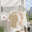 100cm Outdoor Cloth Drying Rack - Stainless Steel - 2