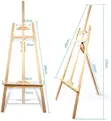 A-Frame Wooden Artist Easel - 2