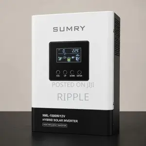 SUMRY 1000W Hybrid Pure Sine Wave Solar Inverter 12V