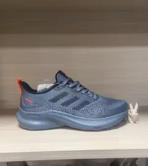 Men's Grey Adidas AlphaBounce Running Trainers