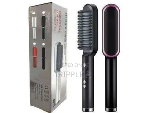 Temperature Control Hair Straightener Comb