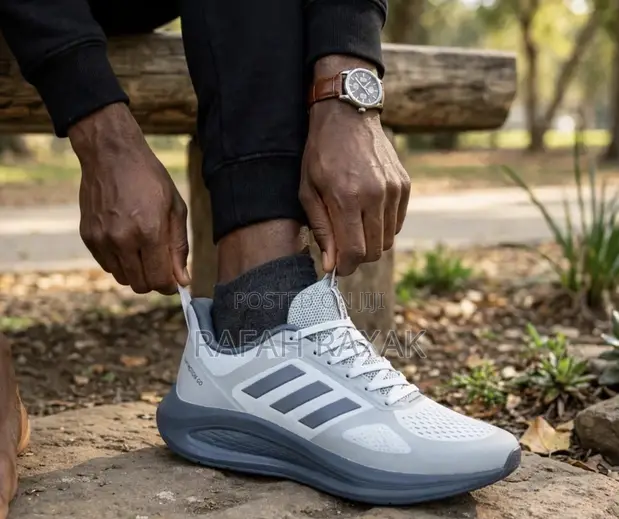 Men's Adidas Light Motion Go Running Trainers - 1