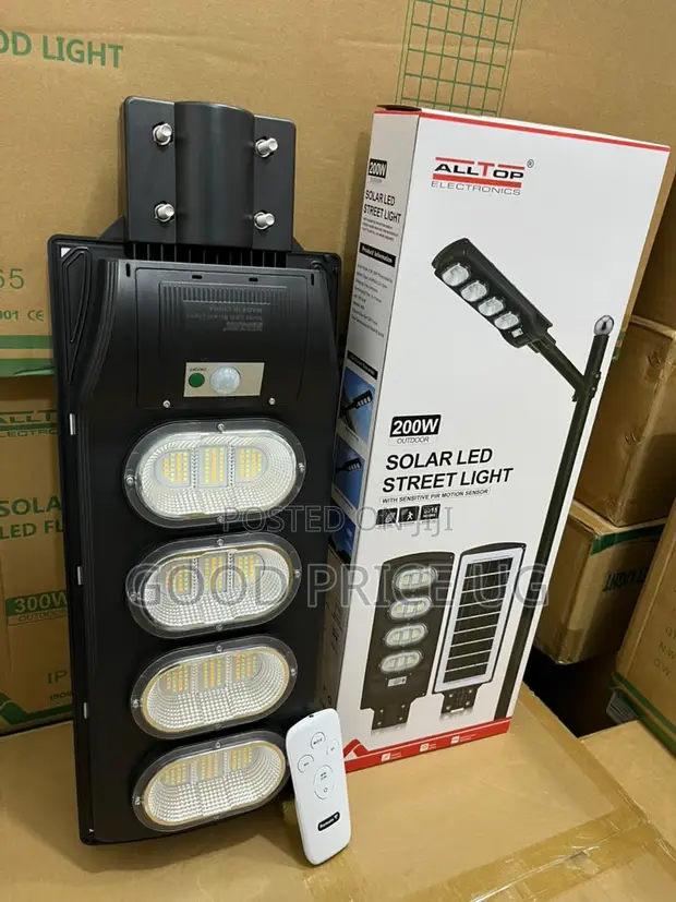 Alltop Electronics 200W Outdoor Solar LED Street Light - 1