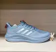 Original Grey/Silver Adidas Alpha-Edge+ Running Trainers - 2