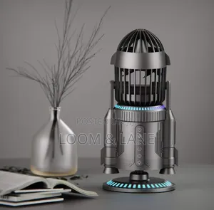Desktop Air Circulator Fan with RGB Light & Mist Spray