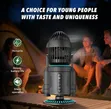 Desktop Air Circulator Fan with RGB Light & Mist Spray - 2