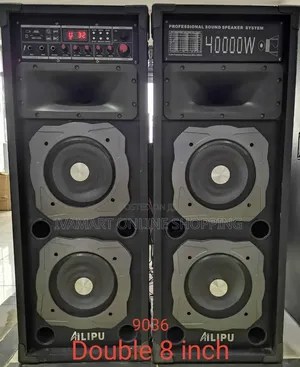 Ailipu 40000W Professional Sound Speaker System - Double 8-inch