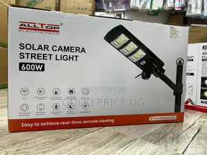 600W Solar Camera Street Light - 2-in-1 Outdoor Security
