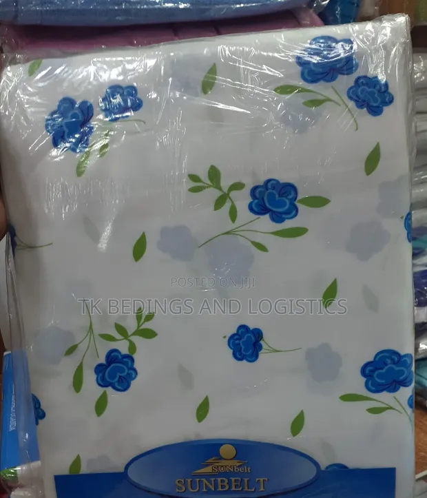 Children's Flowered Cotton Bedsheets - 1