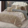 6 Piece 6x6 Jacquard Duvet Set - 3