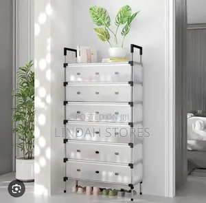 7-Tier Dustproof Shoe Rack
