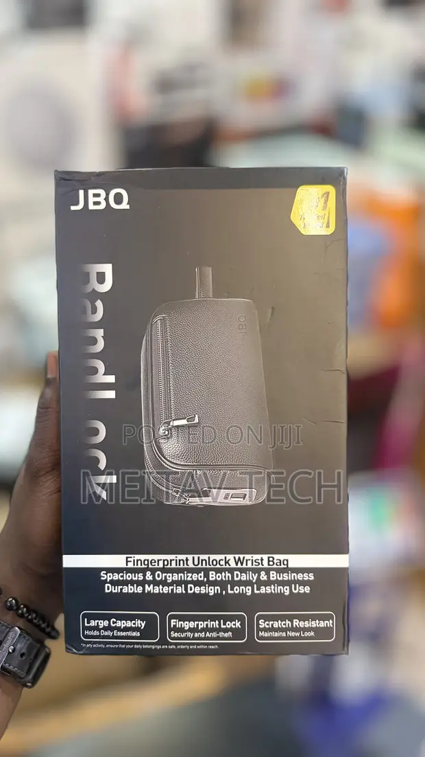 JBQ Fingerprint Unlock Pouch Wrist Bag - 1
