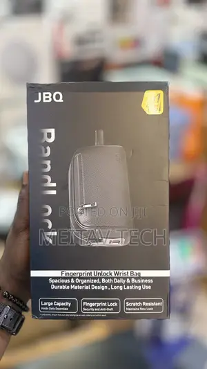 JBQ Fingerprint Unlock Pouch Wrist Bag