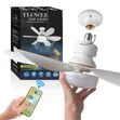 Socket Fan Light with Remote - 3