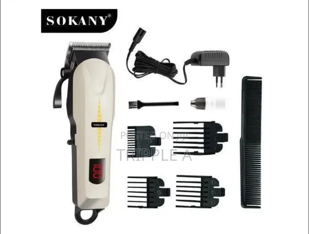 Sokany Rechargeable Wireless Hair Clipper - 1