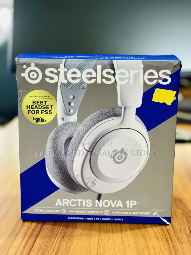 Steelseries Arctic Nova 1P Wired Headphones (White) - 1
