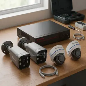 4 Camera 5MP AI CCTV Full Kit with Installation