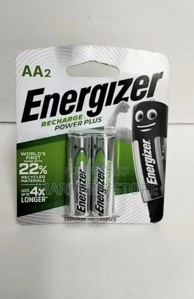 Energizer Recharge Power Plus AA Batteries (2000mAh, 2-Pack) - 1