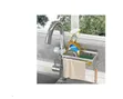 Aucet Mounted Kitchen Sink Caddy & Sponge Organizer - 1