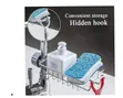 Aucet Mounted Kitchen Sink Caddy & Sponge Organizer - 5