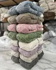 Patterned Woolen Flussy Blanket - 4
