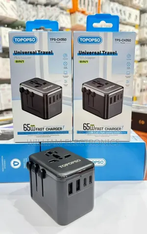 Topopso 65W Universal Travel Adapter