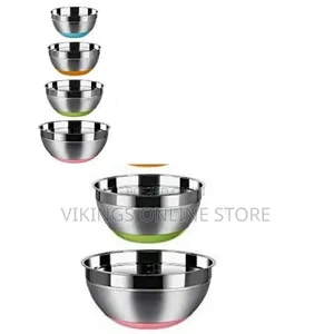 4pc Kitchen Steel Mixing Bowls Set