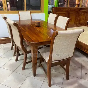 Mugavu Wood 6-Seater Dining Set