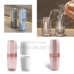 Portable Toothpaste & Toothbrush Organizer
