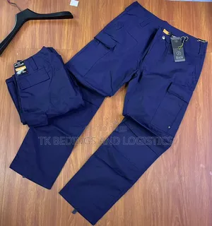 Louis Vuitton Casual Cargo Pants - Navy Blue