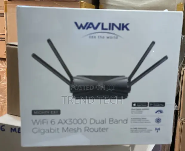 Wavlink AX3000 Dual Band Wi-Fi 6 Gigabit Mesh Router - 1