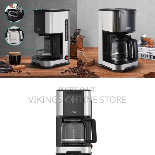 WINNING STAR Programmable Drip Coffee Maker 1000W - 1